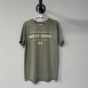 Under Armor Gray West Point Kid’s YMD (10-12yo) Perfectly Worn In Tee! ExcltCdtn